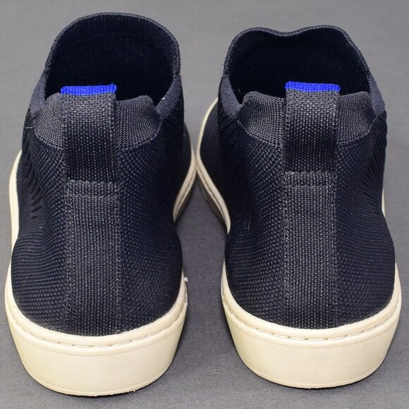 Rothy’s The Chelsea Boot Pull On High Top Sneaker Washable Shoe Mesh Navy Blue 8 - Picture 3 of 13